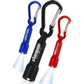 Small Metal Keylight with Carabiner